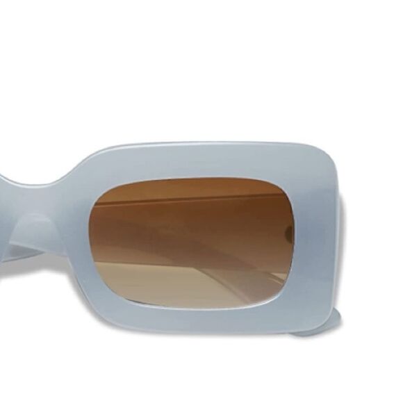 Baby Blue Chunky Square Sunglasses main image 4